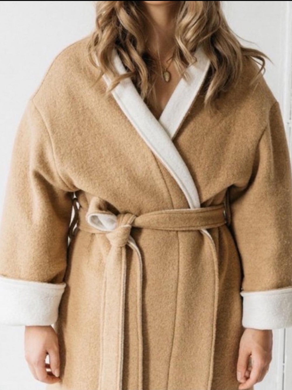Harly Jae Wool Wrap Coat